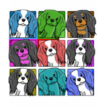Pop Art Cavalier King Charles Spaniel Tshirts