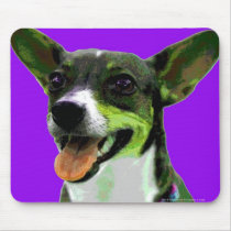 Pop ART Chiauaua 2 mousepads by reneespade Pop ART Chiauaua 2 mousepads