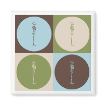 Pop Art Chiropractic Fridge Magnet