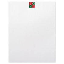 Pop Art Christmas LOVE letterhead by Ladiebug Pop Art Christmas LOVE letterhead
