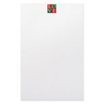 Pop Art Christmas LOVE Stationery