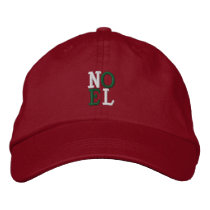 Pop Art Christmas NOEL embroidered hats