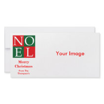 Pop Art Christmas NOEL photo cards by Ladiebug Pop Art Christmas NOEL photo cards