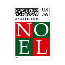 Pop Art Christmas NOEL Stamp