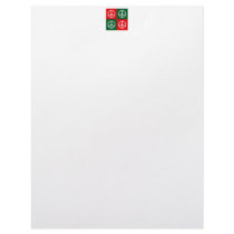 Pop Art Christmas PEACE Customized Letterhead