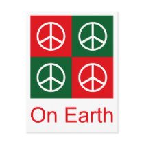 Pop Art Christmas PEACE postcards