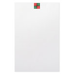 Pop Art Christmas PEACE Personalized Stationery