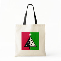Pop Art Christmas Tree Canvas Bag