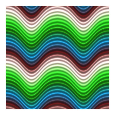 Pop Art Color Waves Blue Red Seamless Posters by CVADRAT
