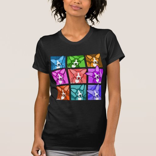Pop Art Corgi Tees