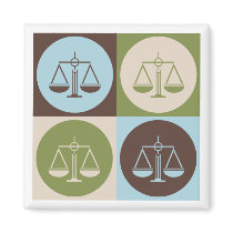 Pop Art Criminal Justice magnets