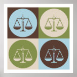 Pop Art Criminal Justice Print