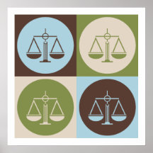 Pop Art Criminal Justice Print