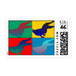 Pop Art Crockoduck postage