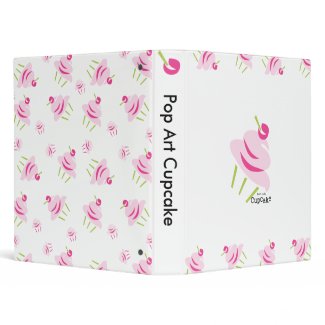 Pop Art Cupcake binder