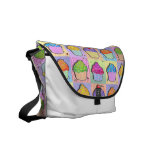 Pop Art CUPCAKES MESSENGER BAG
