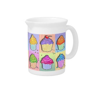 Pop Art CUPCAKES PITCHER