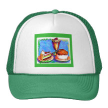 Pop Art Desserts Cap Mesh Hat