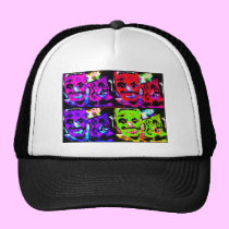 Pop Art Devils  by Katie Pfeiffer hats