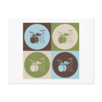 Pop Art Drums postcards