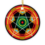 Pop Art Dual star design ornament