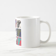 Pop Art Elephants Coffee Mug