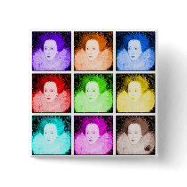 Pop Art Elizabeth I Pins