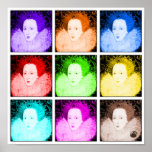Pop Art Elizabeth I Posters