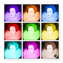 Pop Art Elizabeth I posters