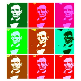 Pop Art .esque Abraham Lincoln shirt