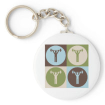 Pop Art Exercise Keychain