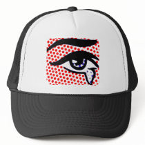 Pop Art Eye hats by pvalentega Pop Art Eye hats
