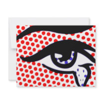 Pop Art Eye invitations by pvalentega Pop Art Eye invitations
