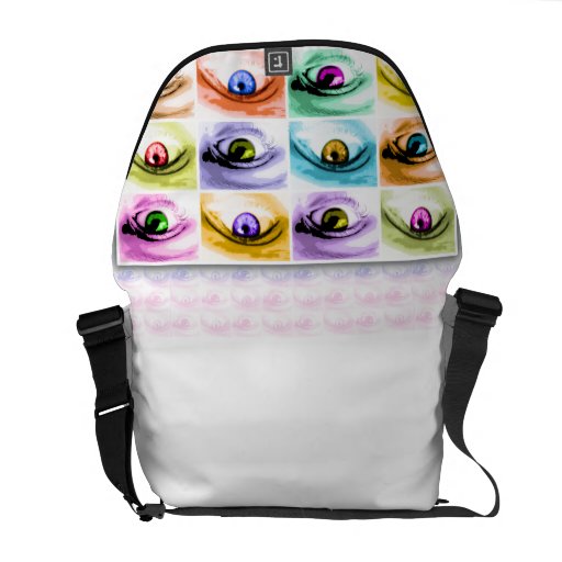 Pop Art EYE MESSENGER BAG Zazzle