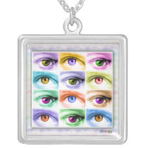 Pop Art Eyes Necklace