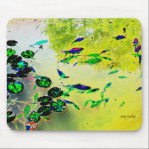 Pop Art Fish Mousepad