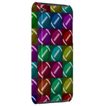 Pop Art Footballs Collage iPod Touch Cover