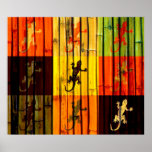 Pop Art Geckos Poster