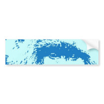 Pop Art Gorilla Faces Bumper Stickers