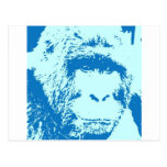 Pop Art Gorilla Faces Post Card