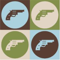 Pop Art Gun photo sculptures