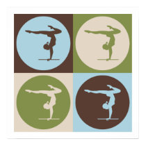 Pop Art Gymnastics posters by busybrain Pop Art Gymnastics posters