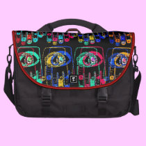Pop Art Hamsa Commuter Bag by Katie Pfeiffer commuterbag
