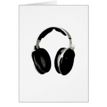 Pop Art Headphone Card