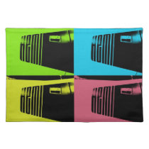 Pop Art Hemi Cuda Placemat placemats