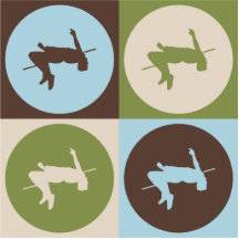 Pop Art High Jumping Photo Cutout