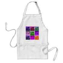 Pop Art Horses Apron