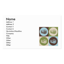 Pop Art HVAC Business Card