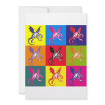 Pop Art Jabberwocky Custom Invite