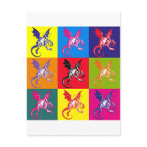 Pop Art Jabberwocky postcards
